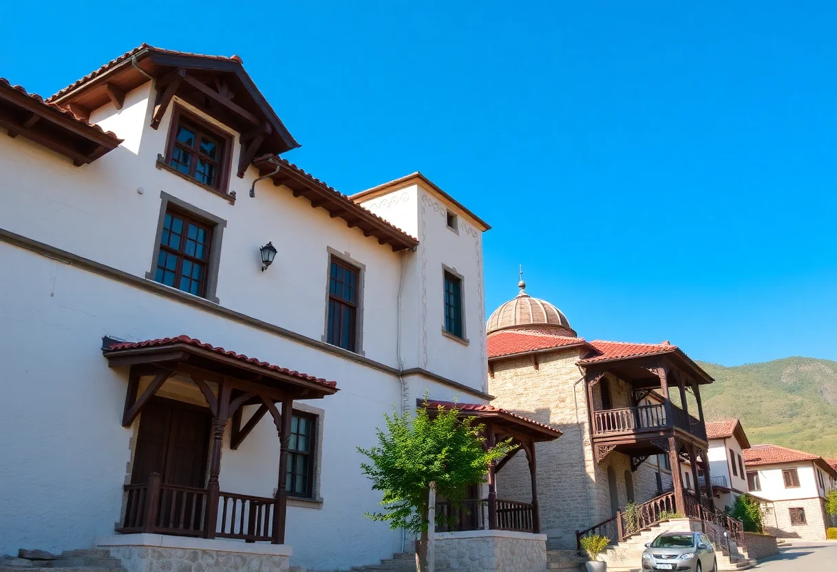 Traditional Ottoman houses in the historic town of Safranbolu, Turkey.